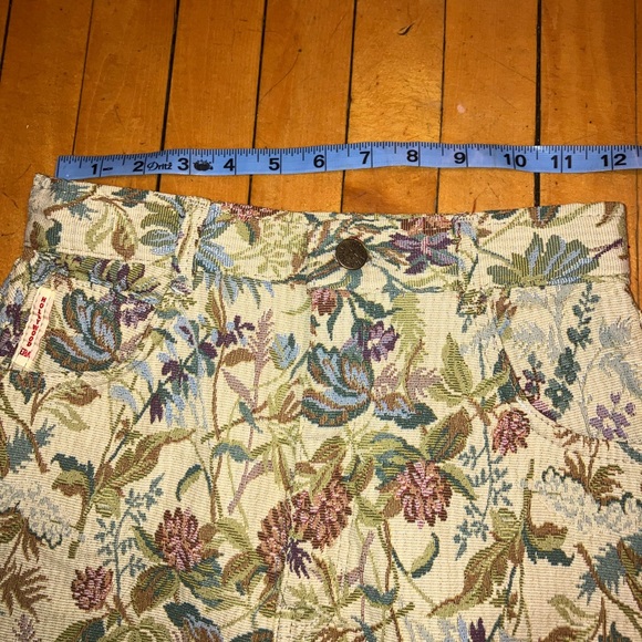 Vintage floral style midi skirt - Picture 6 of 8